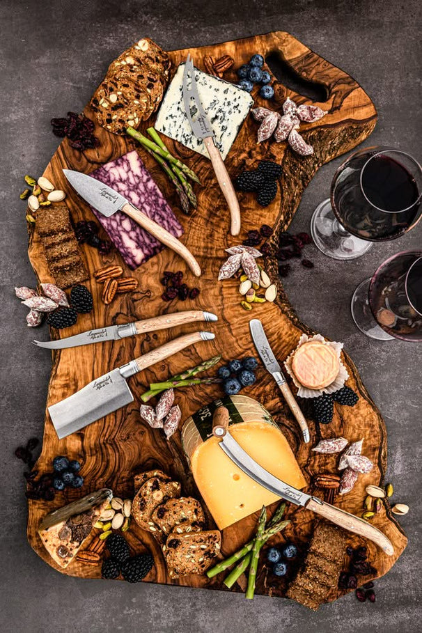 Ensemble de couteaux à fromage Laguiole Style de Vie - en inox - 3 pièces