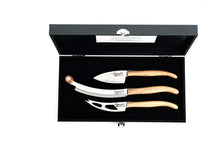 Ensemble de couteaux à fromage Laguiole Style de Vie - en inox - 3 pièces