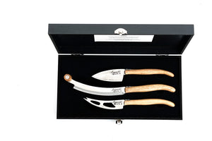 Ensemble de couteaux à fromage Laguiole Style de Vie - en inox - 3 pièces