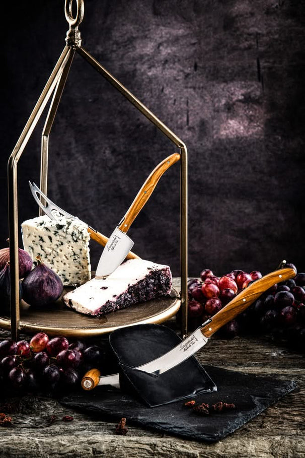 Ensemble de couteaux a fromage Laguiole Style De Vie - Luxury Line - 3 pièces