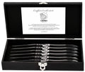 Couteaux à Steak Laguiole Style de Vie Ligne Luxe Ebène Noir - 6 pièces