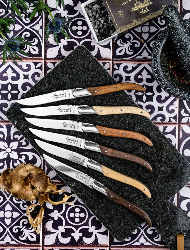 Ensemble de couteaux a steak Laguiole Style De Vie - Luxury Line - 6 pièces