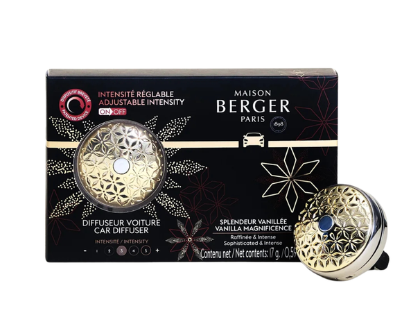 Ensemble de parfum auto Maison Berger - Autodiffuseur - Pomelis - 3 pièces