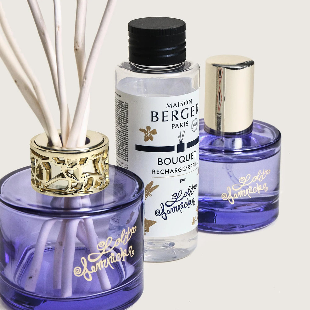 Set de parfum Maison Berger - Bâtons+spray - LolitaLempicka - 80/50ml - 3 pièces
