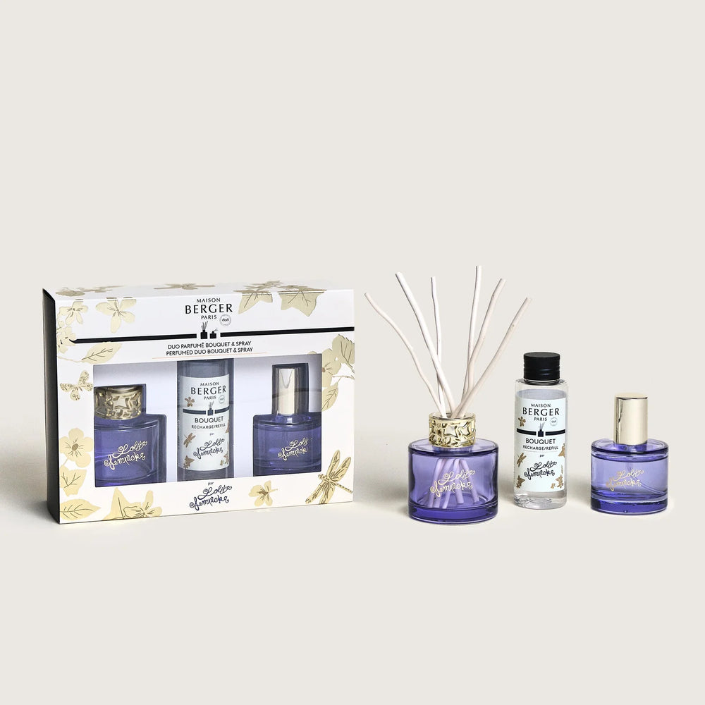 Set de parfum Maison Berger - Bâtons+spray - LolitaLempicka - 80/50ml - 3 pièces