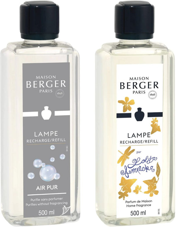 Set de recharge Maison Berger - brûleur de parfum - Lolita Lempicka - 2 x 500 ml