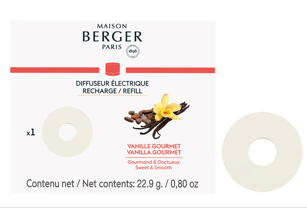 Recharge Maison Berger - Diffuseur Nomad - Vanilla Gourmet - 86 mm - 1 pièce