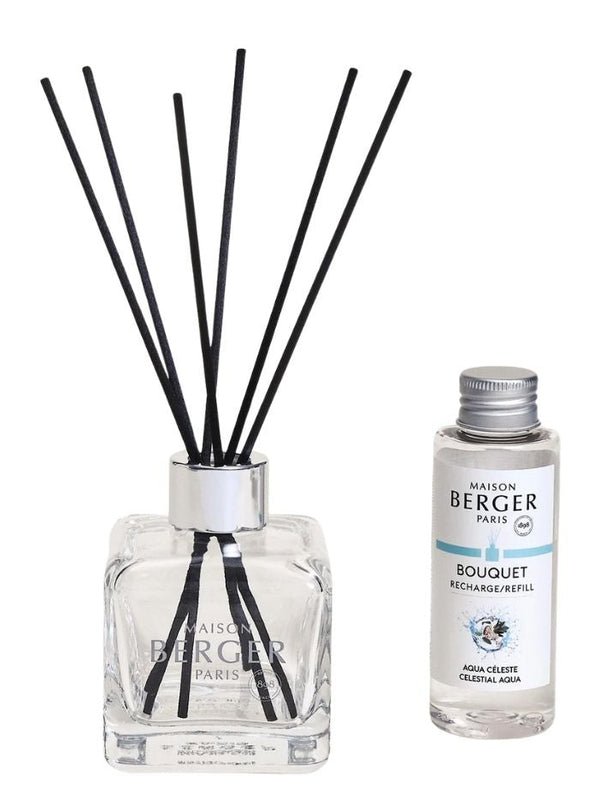 Ensemble de bâtons parfumés Maison Berger - Recharge - Celestial Aqua - 100 ml