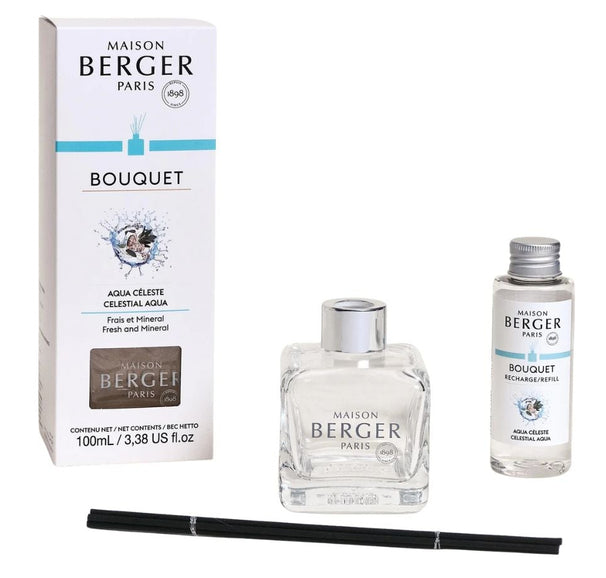 Ensemble de bâtons parfumés Maison Berger - Recharge - Celestial Aqua - 100 ml