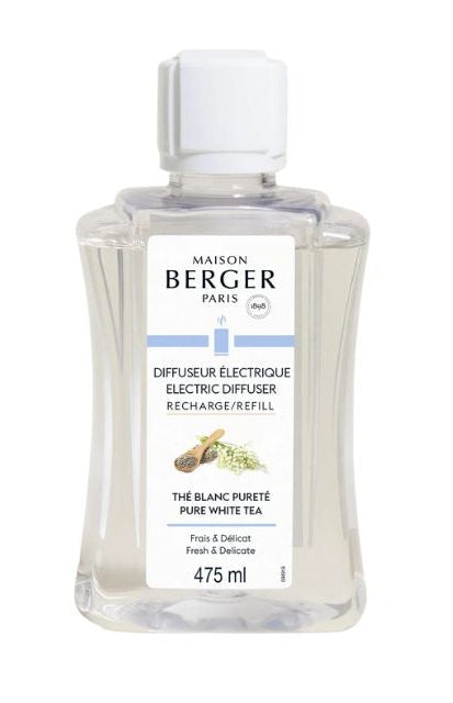 Maison Berger Recharge - pour Diffuseur de Brume - Thé Blanc Pur - 475 ml