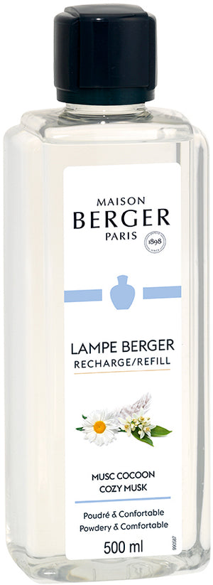 Recharge pour lampe Maison Berger - Lampe à parfum - Musc Cocoon - 500 ml