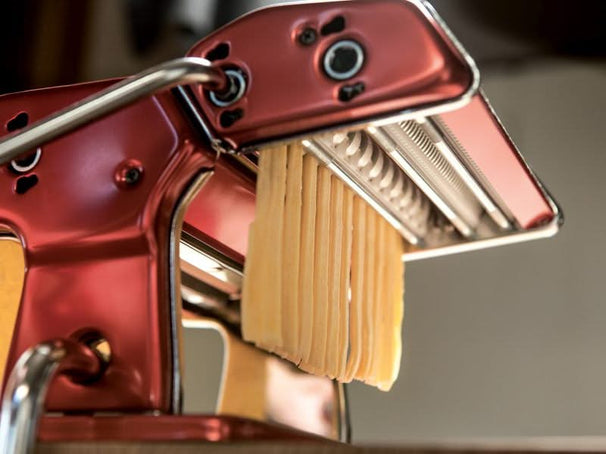 Machine a pâtes Marcato - a rouleaux - Atlas 150 - 203 mm - Rouge