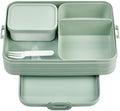 Boîte à lunch Mepal Take a Break Nordic Sage Large - avec 2 Bacs Bento