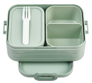Boîte à lunch Mepal Take a Break Nordic Sage Midi - avec 2 Bacs Bento