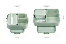 Boîte à lunch Mepal Take a Break Nordic Sage Large - avec 2 Bacs Bento