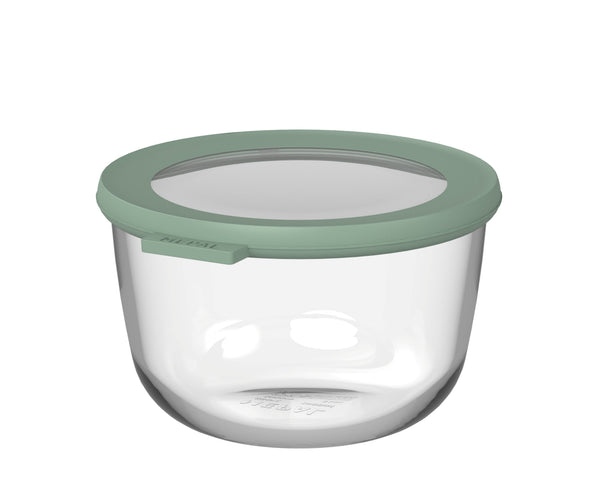 Boîte de conservation en verre Mepal Cirqula Nordic Sage Ronde - 1 litre