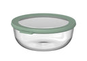 Boîte de conservation en verre Mepal Cirqula Nordic Sage ronde - 1,25 litre