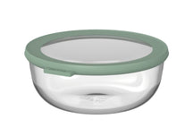 Boîte de conservation en verre Mepal Cirqula Nordic Sage ronde - 1,25 litre