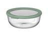 Boîte de conservation en verre Mepal Cirqula Nordic Sage ronde - 1,25 litre