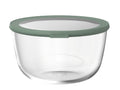 Boîte de conservation en verre Mepal Cirqula Nordic Sage ronde - 3 litres