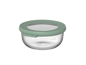 Boîte de conservation en verre Mepal Cirqula Nordic Sage Ronde - 350 ml