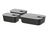 Boîtes de conservation Mepal EasyClip Nordic Black 3 pièces - 2x 700 ml + 1,5 litre