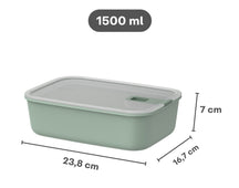 Boîtes de conservation Mepal EasyClip Nordic Black 3 pièces - 2x 700 ml + 1,5 litre