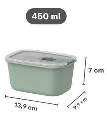 Boîtes de conservation Mepal EasyClip Nordic Black 3 pièces - 2x 450 ml + 1 litre