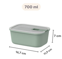 Boîtes de conservation Mepal EasyClip Nordic Black 3 pièces - 2x 700 ml + 1,5 litre