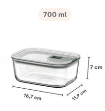 Boîte de conservation en verre Mepal EasyClip Nordic Sage - 700 ml