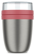 Isotherme Mug Yaourt & Céréales / bol lunch Mepal Ellipse Vivid Mauve - 500 ml + 200 ml