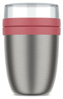 Isotherme Mug Yaourt & Céréales / bol lunch Mepal Ellipse Vivid Mauve - 500 ml + 200 ml