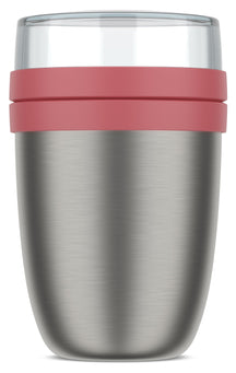 Isotherme Mug Yaourt & Céréales / bol lunch Mepal Ellipse Vivid Mauve - 500 ml + 200 ml
