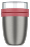 Isotherme Mug Yaourt & Céréales / bol lunch Mepal Ellipse Vivid Mauve - 500 ml + 200 ml