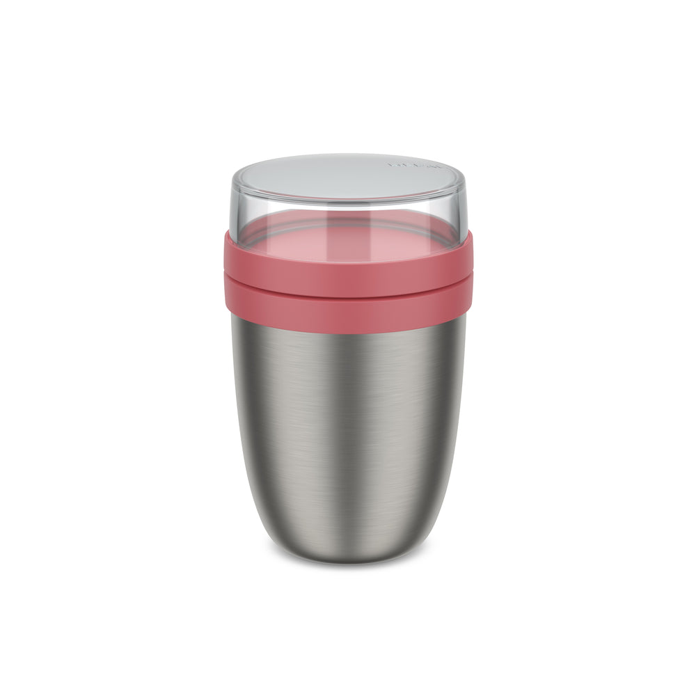Isotherme Mug Yaourt & Céréales / bol lunch Mepal Ellipse Vivid Mauve - 500 ml + 200 ml
