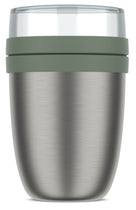 Isotherme Mug Yaourt & Céréales / bol lunch Mepal Ellipse Nordic Sage - 500 ml + 200 ml