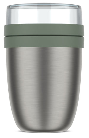 Isotherme Mug Yaourt & Céréales / bol lunch Mepal Ellipse Nordic Sage - 500 ml + 200 ml