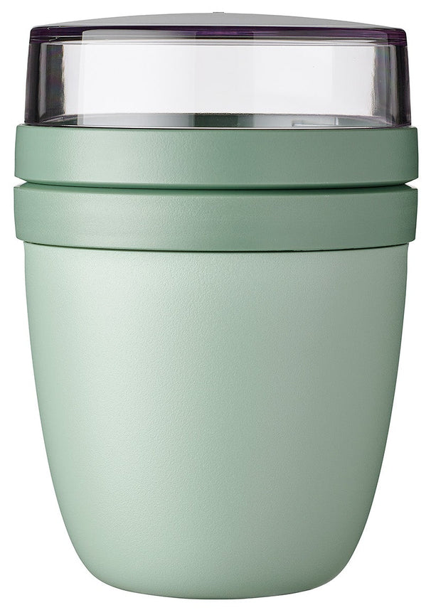 Mug Yaourt & Céréales / bol lunch Mepal Ellipse Nordic Sage - 500 ml + 200 ml