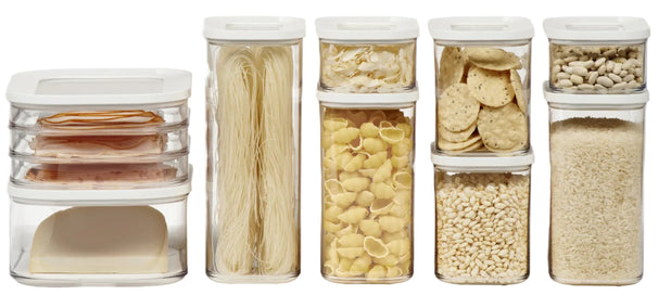 Pots de conservation Set Mepal Modula Blanc 9 pièces