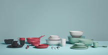 Service de table Mepal Silueta Nordic White 8 pièces / 2 personnes - 2 assiettes, 2 assiettes creuses, 2 bols et 2 tasses