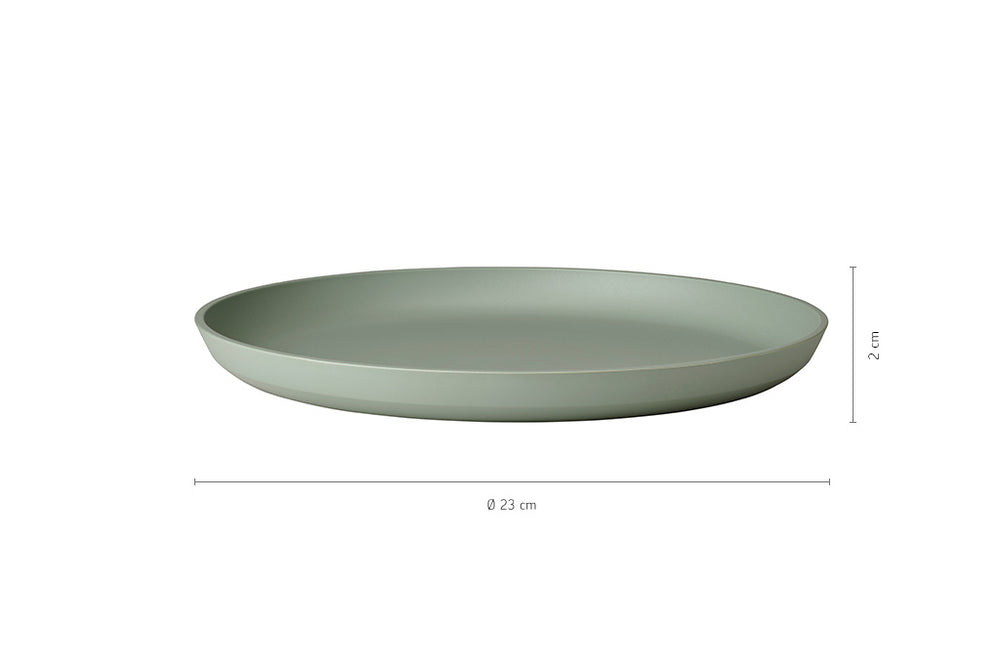 Service de table Mepal Silueta Nordic White 8 pièces / 2 personnes - 2 assiettes, 2 assiettes creuses, 2 bols et 2 tasses