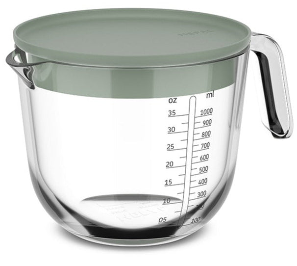 Verre doseur en verre Mepal Chef It Nordic Sage - avec couvercle - 1 litre