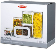 Pots de conservation Set Mepal Modula Blanc 7 pièces