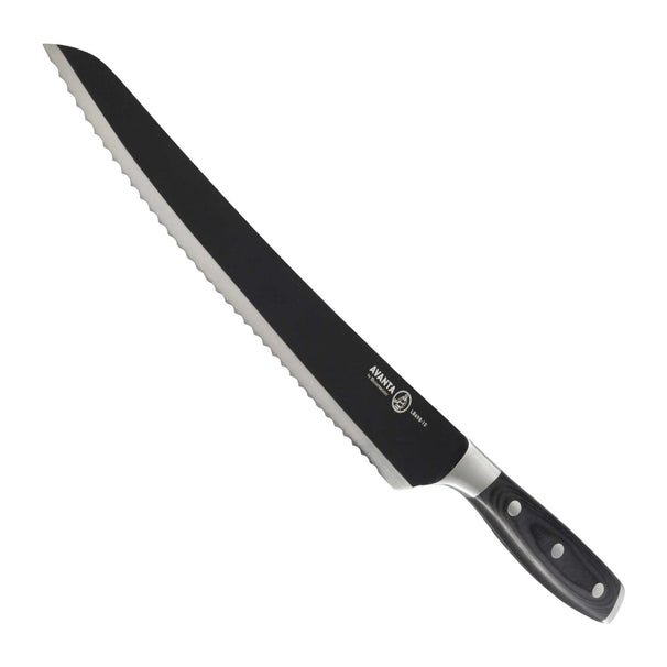 Couteau à brisket / Couteau à viande dentelé Messermeister Avanta BBQ 25 cm - lame en titane noir
