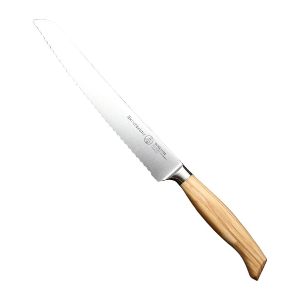 Couteau à pain Messermeister Oliva Luxe bois d'olivier 23 cm