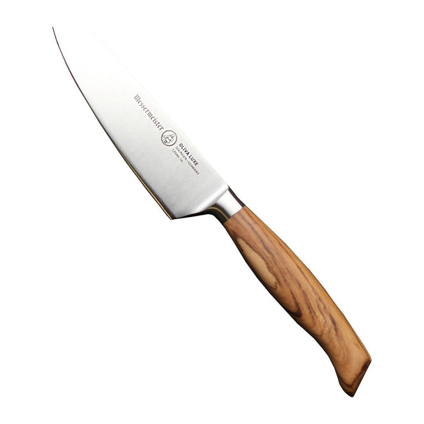 Couteau de chef Messermeister Oliva Luxe bois d'olivier 16,5 cm