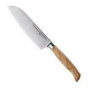 Couteau santoku Messermeister Oliva Luxe bois d'olivier 16,5 cm