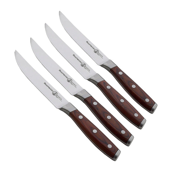 Couteaux à steak Messermeister Avanta pakkawood 13 cm - 4 pièces