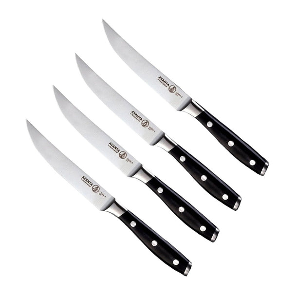 Couteaux à steak Messermeister Avanta noir 13 cm - 4 pièces