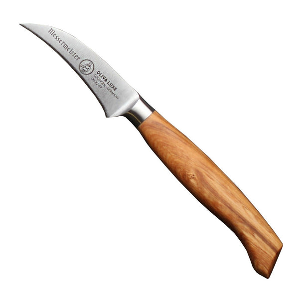 Couteau bec d'oiseau Messermeister Oliva Luxe bois d'olivier 7 cm